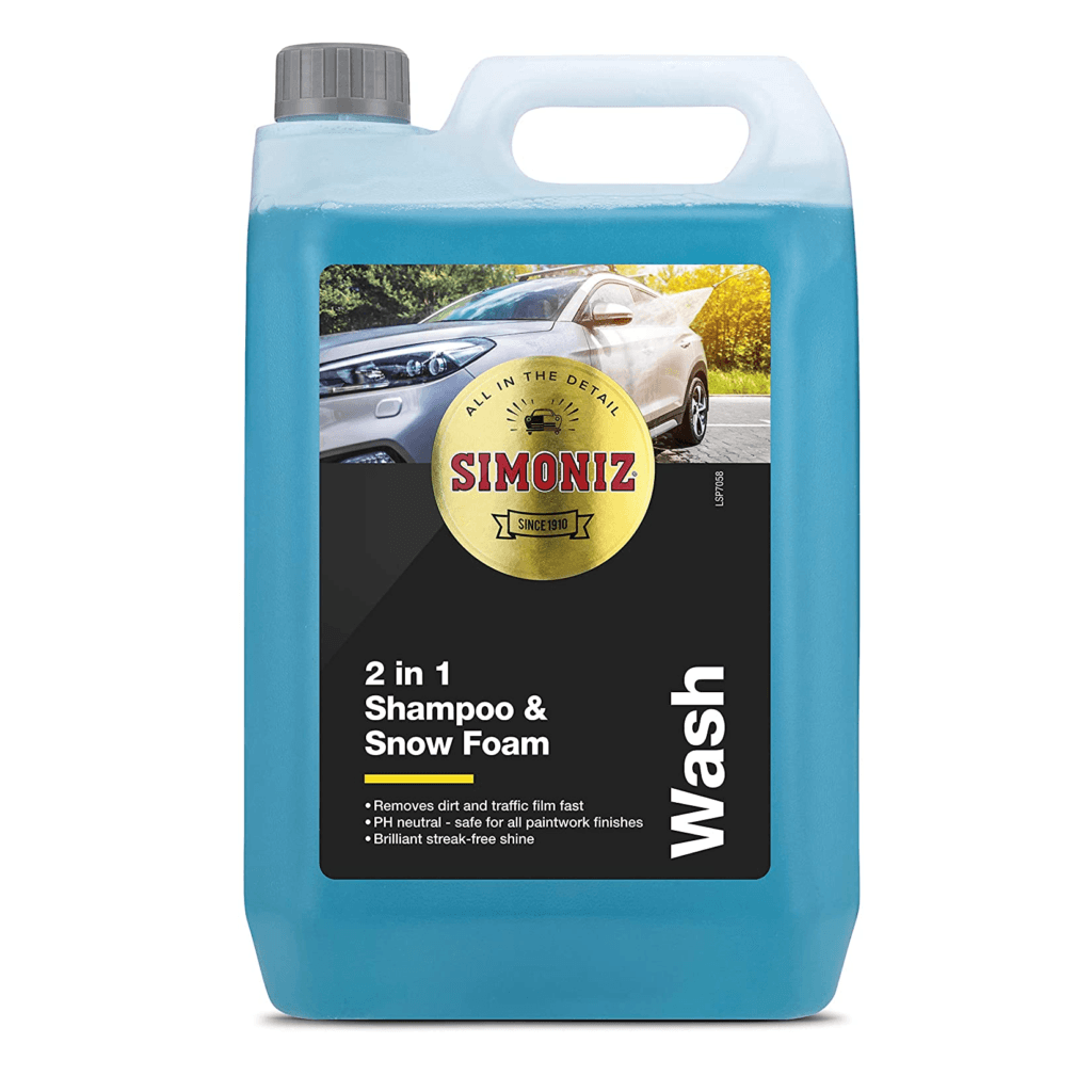 Simoniz 2 In 1 Shampoo & Snow Foam 5 Litre - Autofactors Waterford